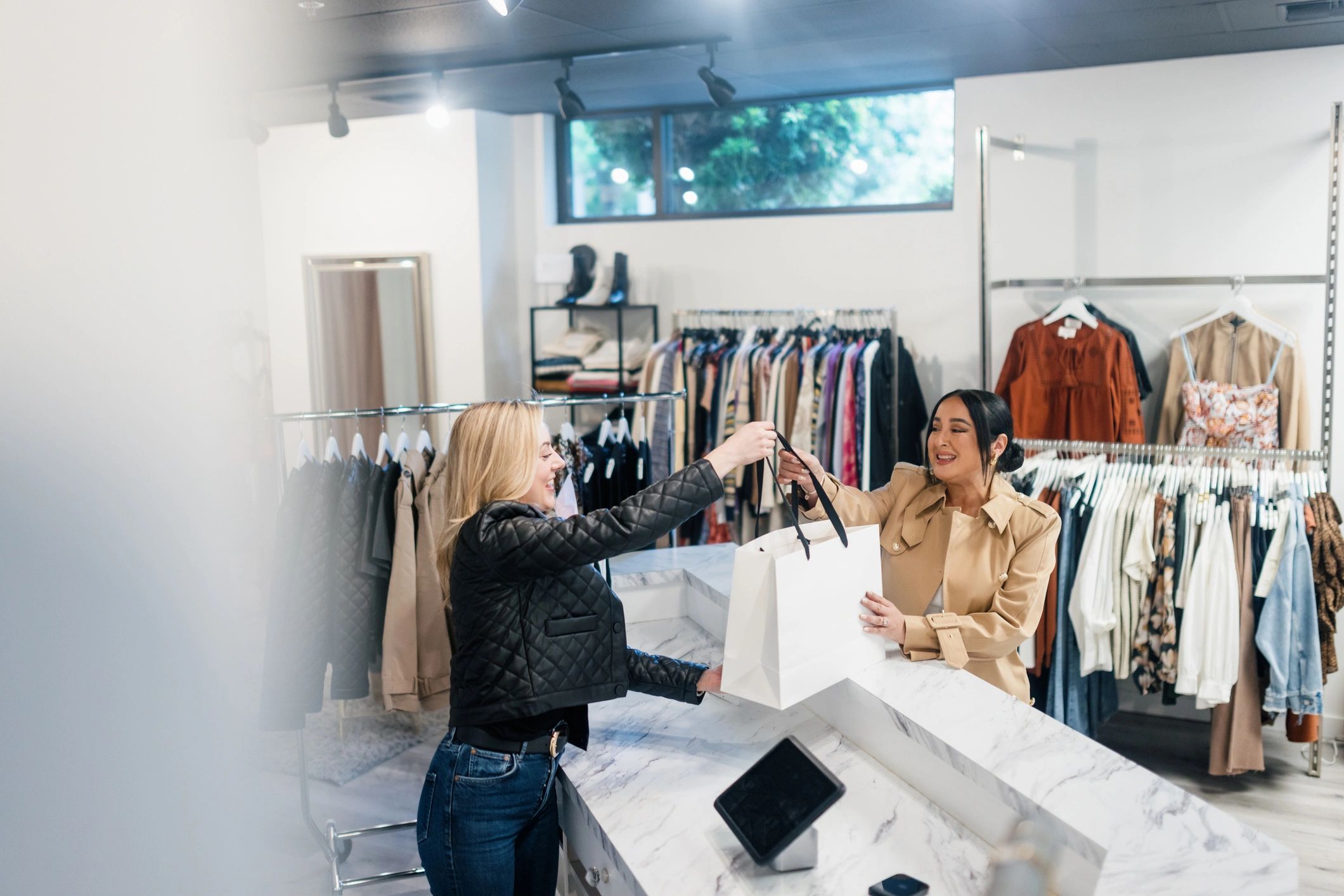 modern fashion boutique interior